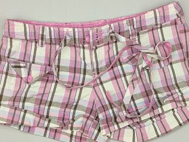 krótkie spodenki w kratę damskie: Shorts for women, XL (EU 42)