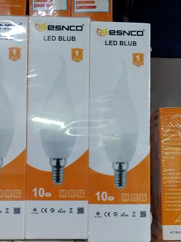 Лампочкалар: LED-лампа ESNCO, свеча - Мощность: 10 Вт - Тип: светодиодная лампа — 1