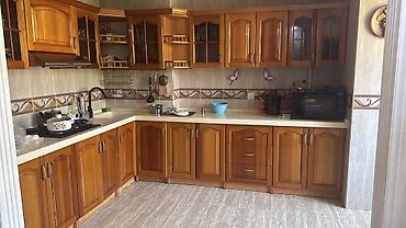 misar frez: Mətbəx mebel dəsti – bucaqlı dizayn - Material: taxta fakturalı — 1