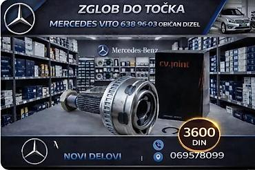 Prenosni sistem: ZGLOB DO MENJACA TOCKA POLUOSOVINE MERCEDES VITO 638 96-04 | — 5
