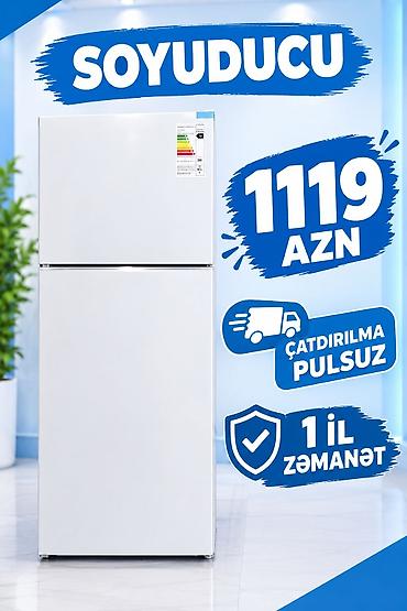 Soyuducu – üstdən donduruculu, ağ rəngdə, minimal dizayn lalafo.az -da Soyuducu – üstdən donduruculu, ağ rəngdə, minimal dizayn