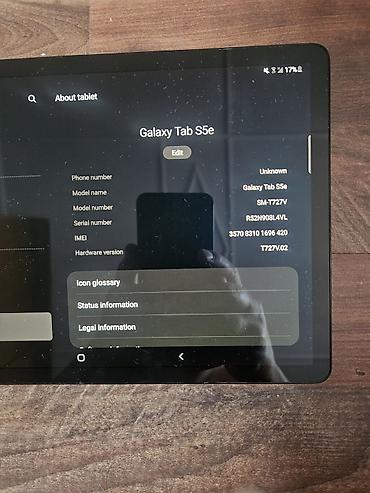 5 1: Планшет Samsung Galaxy Tab S5e (модель SM‑T727V) - Диагональ 10.5" — 2