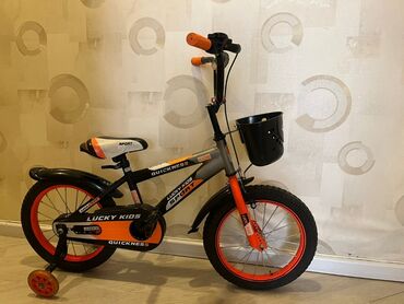 İki təkərli Uşaq velosipedi 16", sürətlərin sayı: 1