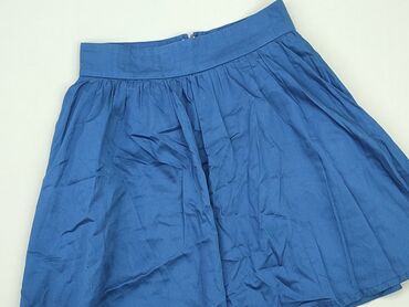 plisowane spódnice niebieska: Spódnica, S, stan - Dobry