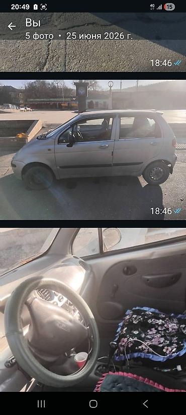 rota grid: Daewoo Matiz: 2001 г., 0.8 л, Механика, Бензин, Хэтчбэк — 3