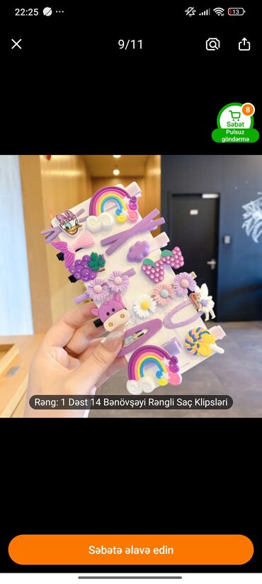 Saç aksesuarları: Qiymətlər ucuzdur yenidir her biri — 11