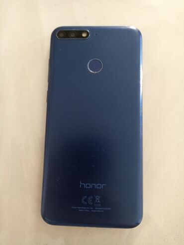 Honor: Honor 7C, Б/у, 32 ГБ, цвет - Синий, 2 SIM