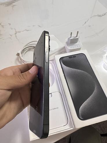 iphone 15 pro max бу: IPhone 15 Pro Max, Б/у, 256 ГБ, Black Titanium, Зарядное устройство, Защитное стекло, Чехол, 94 % — 4