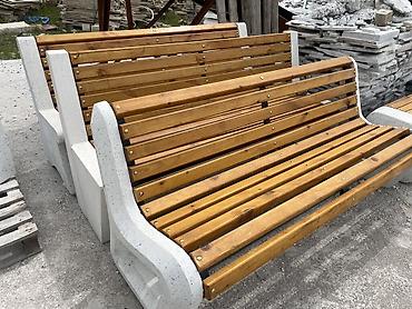 Скамейки: Скамейка Со спинкой, Без крыши — 2