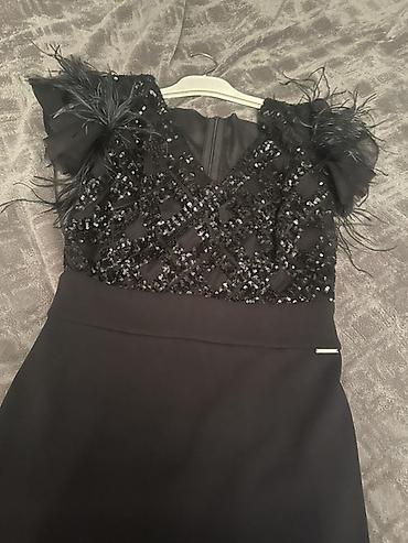 bot kar: (38-40 razmer)Qara şık kokteyl donu - Rəng: klassik qara - Model — 2