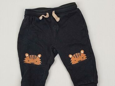 czarne trampki born2be: Spodnie dresowe, So cute, 6-9 m, stan - Dobry