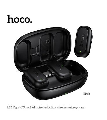 apple studio: Беспроводной петличный микрофон HOCO L26 SMART AI ENC Стильный и — 3