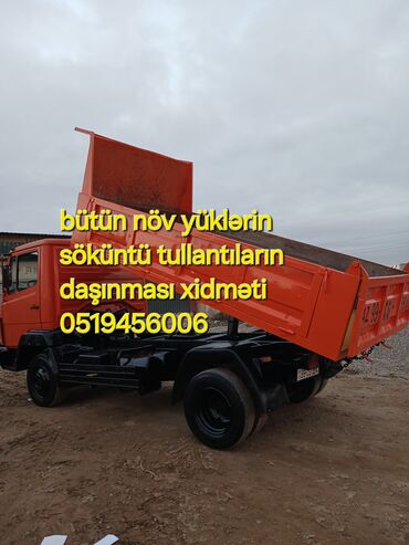 Yük daşımaları: Bütün növ yüklərin daşınması xidməti tullantı zibillərin daşıması — 7