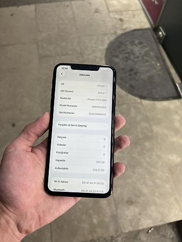 iphone 7 iphone: IPhone 11 Pro Max, 256 GB, Gümüşü, Face ID — 4