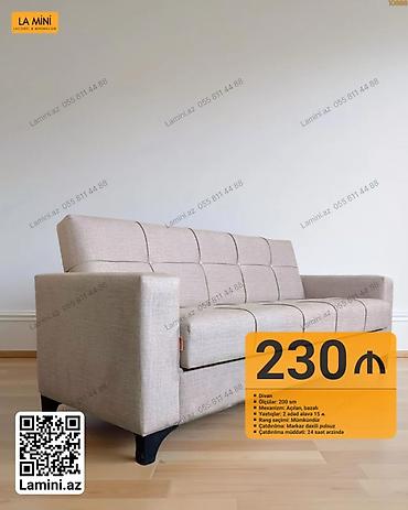Divanlar: Divan – La Mini - Ölçü: 200 sm - Mexanizm: Açılan, bazalı - — 1