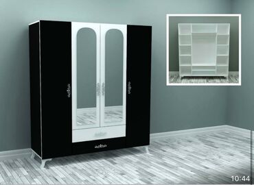 Dolablar: Yeni, Açılan, 4 qapılı Düz dolab, Qarderob, paltar dolabı, Azərbaycan — 8