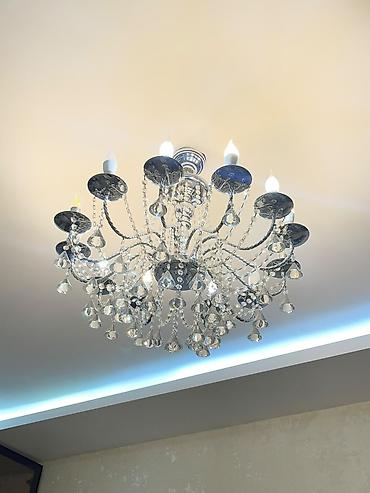Ev üçün dekor: Çılçıraq, 10 və daha çox lampa — 1