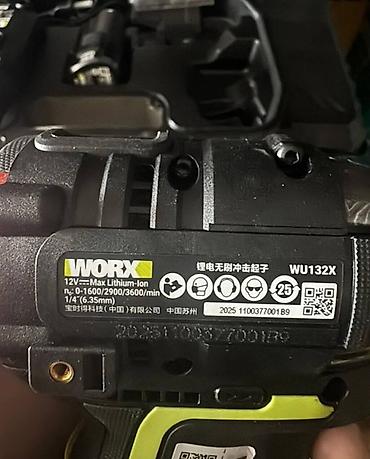 винтоверт: Аккумуляторный ударный шуруповерт-винтоверт WORX WU132X (12 В) — 4