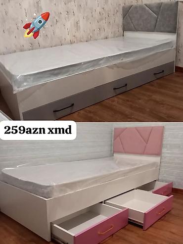 siyirmeli dolablar: Yeni, Təknəfərlik çarpayı, Matras ilə, Siyirməli — 3