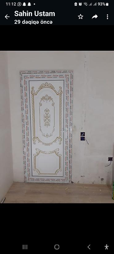 plastic qapi: Yeni Plastik qapı 80x200 sm Zamok və çərçivə ilə, Zəmanətli, Pulsuz quraşdırma, Pulsuz çatdırılma — 3