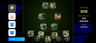 nikolay qizil onluq: Məhsul: eFootball (PES) mobil hesabı – güclü komanda və zəngin