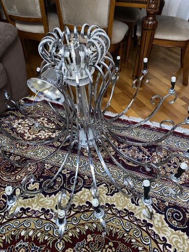 Alətlər: Çılçıraq, 10 və daha çox lampa, Xrustal