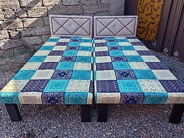 taxt ortukleri: Təzə çarpayılar. 1 nəfərlik çarpayılar 60manat. 2 nəfərlik taxt — 4