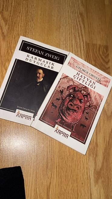 Художественная литература: Kapra Yayıncılık nəşrlərindən 2 kitab dəsti: 1) Stefan Zweig – — 1
