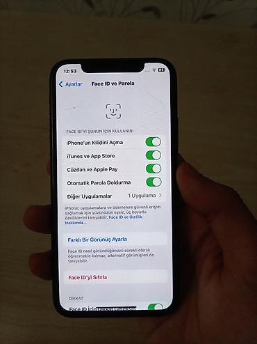 Apple iPhone: IPhone X, Space Gray, Face ID — 7