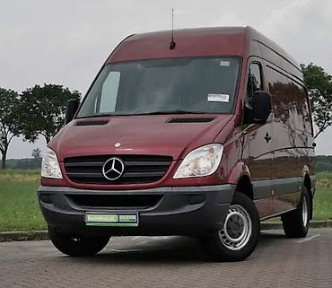 коса спринтер: Mercedes‑Benz Sprinter (длинная база, высокий кузов), бордовый цвет — 1