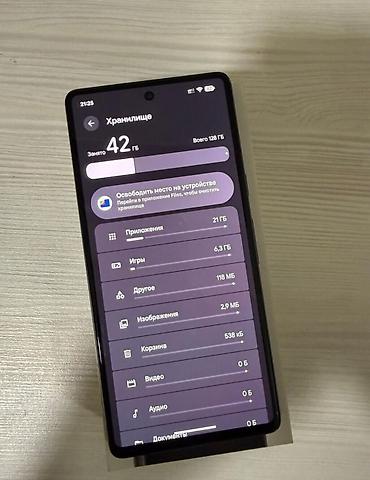 гугл: Google Pixel 7, Б/у, 128 ГБ, цвет - Черный, 1 SIM, eSIM — 3