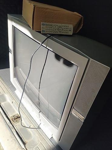 ТВ и видео: SANYO CRT televizor - Marka/model: SANYO (ekranda “SANYO” loqosu), ön — 1