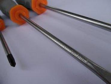 Setovi ručnog alata: Set od 6 šrafcigera – krstasti i ravni Sadržaj seta (dimenzije — 9