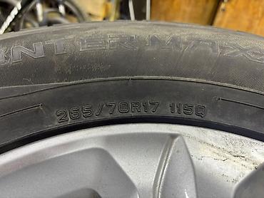 Колеса в сборе 265 / 70 / R 17, Зима, Б/у, Комплект, Легковые, Литые, отверстий - 6