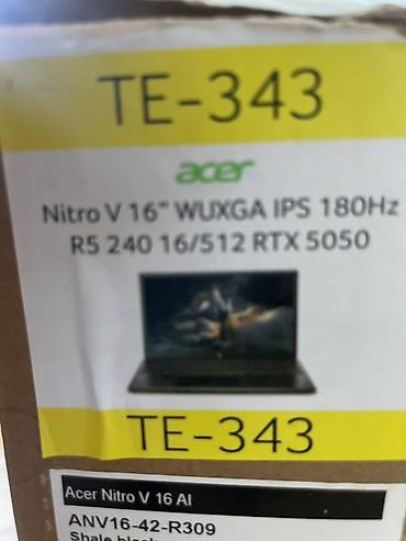 iphone 12 pro irsad: Acer Nitro V 16 AI (model: ANV16-42-R309) noutbuk Texniki — 4