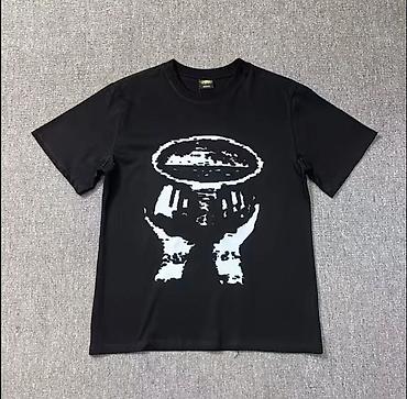 pull and: Футболка Corteiz (CRTZ) - Цвет: черный - Принт: контрастный — 1
