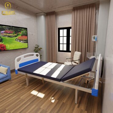 Медицинская мебель: Кровать палатная ID-CS-16 - одно секционная модель медицинской — 5