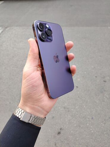 Apple iPhone: IPhone 14 Pro Max, 128 GB, Deep Purple, Zəmanət, Simsiz şarj, Face ID — 2
