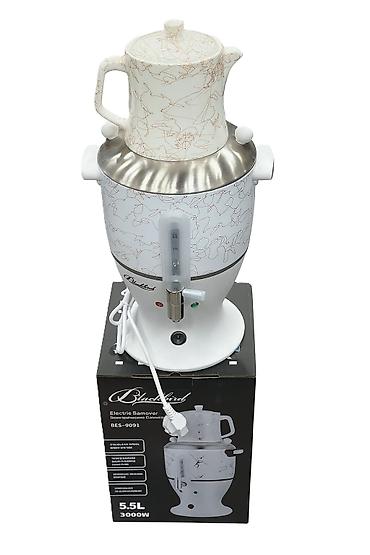 pec qaz: Elektrikli samovar Blackbird BES-9091, ağ - Brend: Blackbird - — 1
