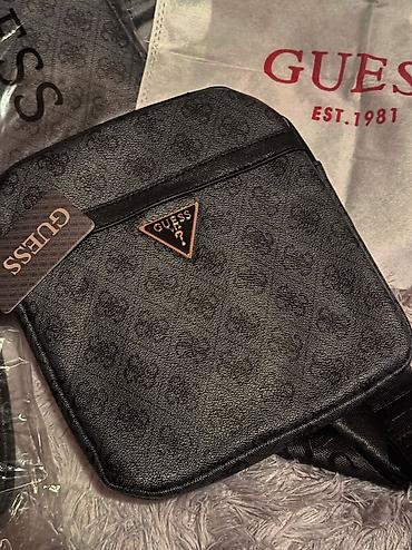 luis vitton: Сумка через плечо Guess - Формат: компактная кросс-боди/мессенджер. - — 2
