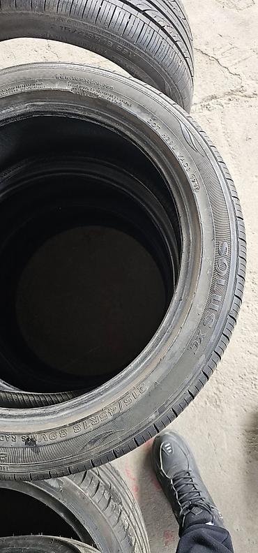 11500: Шины 215 / 45 / R 18, Лето, Б/у, Комплект, Легковые, Корея, Kumho — 3