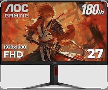 ips 24: Монитор, AOC, Б/у, LED, 26" - 27" — 2