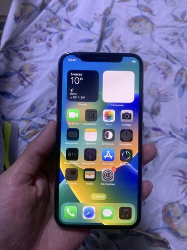 айфоны с айклаудом: IPhone X, Б/у, 256 ГБ, Серебристый, Чехол, 100 %
