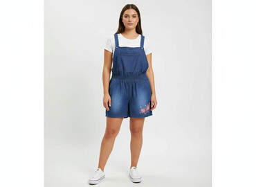 kombinezon jeansowy damski zara: In Extenso, Kombinezon damski, rozmiar XL