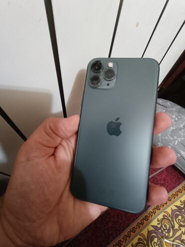 IPhone 11 Pro, 64 GB, Matte Midnight Green, Barmaq izi, Face ID