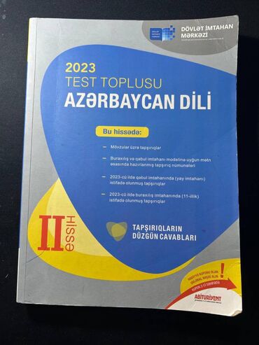mst tarix testleri cavablari: Azərbaycan dili Testlər 11-ci sinif, DİM, 2-ci hissə, 2023 il