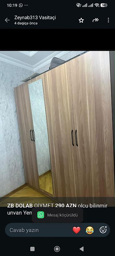 *ZB* *DOLAB* QİYMET *290 AZN* olcu bilinmir unvan Yeni Yasamal lalafo.az -da *ZB* *DOLAB* QİYMET *290 AZN* olcu bilinmir unvan Yeni Yasamal