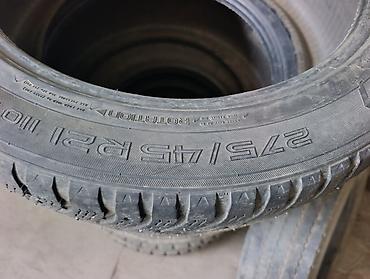 long: Шины 275 / 45 / R 21, Зимняя шипованная, Б/у, Пара, Внедорожные (АТ/МТ), Nokian — 2