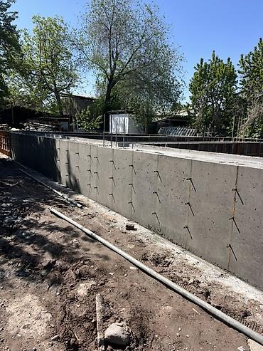 Бетонные работы: Монолитные железобетонные фундаменты и подпорные стены под ключ - — 1