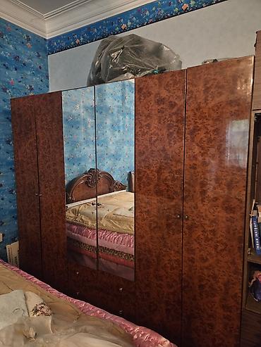 ailə ağacı: Klassik üslubda yemək otağı dəsti - Vitrin-bufet: Təbii ağacdan — 8